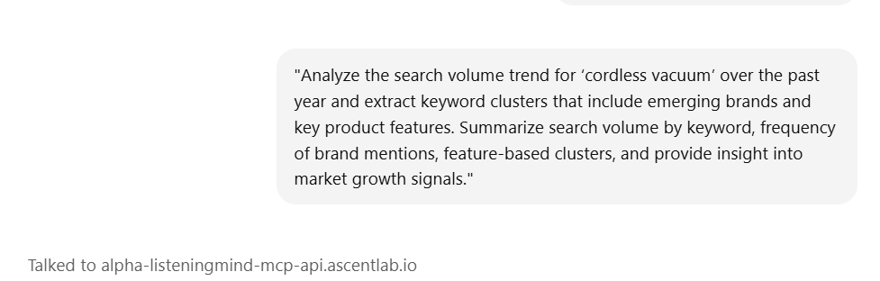 ListeningMind on ChatGPT Screenshot